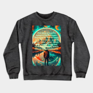 Spiritual Tattoo Quote Crewneck Sweatshirt